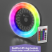 Світлодіодна кільцева лампа для кальяну BudPro Hookah LED Lamp Round Panel з пультом ДУ (5024701b)