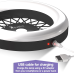 Світлодіодна кільцева лампа для кальяну BudPro Hookah LED Lamp Round Panel з пультом ДУ (5024701b)
