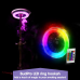 Світлодіодна кільцева лампа для кальяну BudPro Hookah LED Lamp Round Panel з пультом ДУ (5024701b)