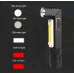 Фонарь с магнитом GOREAD Y112 USB XPG+COB - Фонарик удобно носить на куртке, голове, цеплять на стену (5002069)