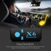 Bluetooth адаптер для дротових Навушників BT-X6 - FM передавач з телефону на Автомагнітолу - FM модулятор - AUX (510233)