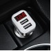 Автомобильное зарядное устройство Hotnow 2.1A - 2xUSB и Индикатором Напряжения (586327)