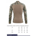 Убакс тактична бойова сорочка з рукавом ClefersTac UBACS - XXL, Мультикам (50230758)