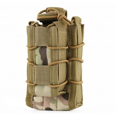 Підсумок Карман Тактичний Molle для 2-х магазинів АК/AR та пістолета A-21, ACU Multicam (5002213)