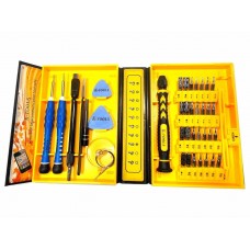 Набор отверток K-TOOLS 1252 CR-V с 38 сменными насадками: Биты, Шести-и Пяти-гранники, Плоские, Угольные и Фигурные для Ремонта телефонов, iPhone, ноутбуков (524004)