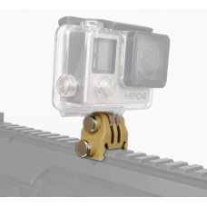 Тактичний Кронштейн для Екшн-Камери GoPRo ClefersTac YP53  Фіксований Адаптер Кріплення Зажим на Планку Пікатінні (60230796)
