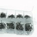 Набор Рыболовных Крючков Clefers FervorFOX - Рыболовные Крючки 500шт стальные для рыбалки от 3мм до 12мм  (5000707)