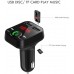 FM Трансмиттер Модулятор для авто Clefers N4 - с Bluetooth MP3 AUX - 2xUSB передатчик Черный (500890-N4)