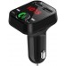 FM Трансмиттер Модулятор для авто Clefers N4 - с Bluetooth MP3 AUX - 2xUSB передатчик Черный (500890-N4)