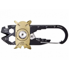 Мультитул Карабін Clefers FIXR 20 в 1 + Викрутка, Пила, Ключ, Multi hammer (5002325)