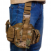 Кобура универсальная на платформе набедренная с подсумками Clefers tactical L17, Правосторонняя Мультикам (5002206)