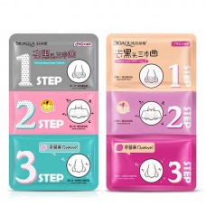 Трехступенчатая Система Очистки Пор BioAqua Remove Black Heads 3-step Kit Pink от Черных Точек 3 ШТ (5001729)
