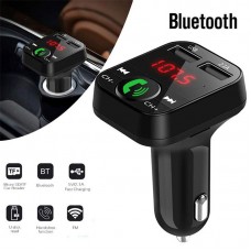 FM Трансмиттер Модулятор для авто Clefers N4 - с Bluetooth MP3 AUX - 2xUSB передатчик Черный (500890-N4) FM Трансмиттер Модулятор для авто Clefers N4 - с Bluetooth MP3 AUX - 2xUSB передатчик Черный (500890-N4)