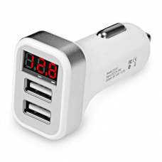 Автомобильное зарядное устройство Hotnow 2.1A - 2xUSB и Индикатором Напряжения (586327) Автомобильное зарядное устройство Hotnow 2.1A - 2xUSB и Индикатором Напряжения (586327)